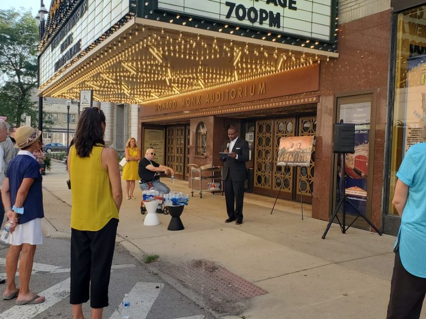 The Friends of the Coronado unveils the theater’s restored marquee sign